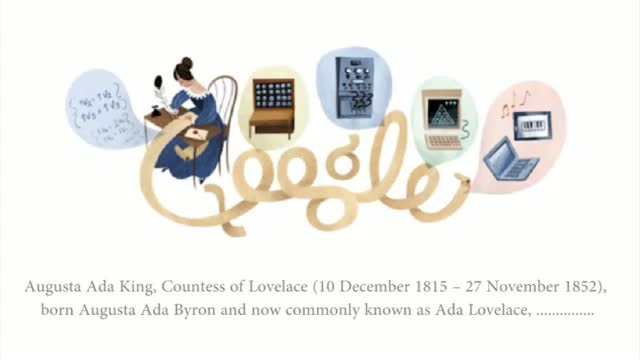 Ada Lovelace's 197th birthday marked by Google doodle