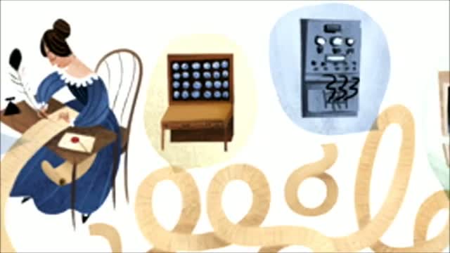 Ada Lovelace honoured by Google doodle