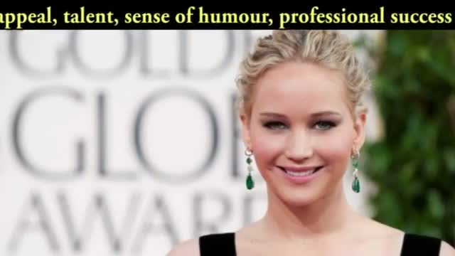 Jennifer Lawrence Named The most desirable woman of 2012