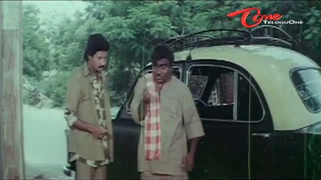 Telugu Comedy Scene From Chinnalludu Movie - Babu Mohan Hilarious Scene With Cab Driver - Telugu Cinema Movies