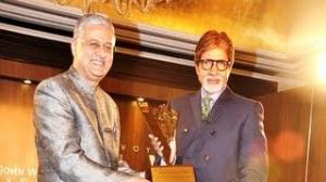 Amitabh receives John Walker & Sons Game changer of the Century Honour