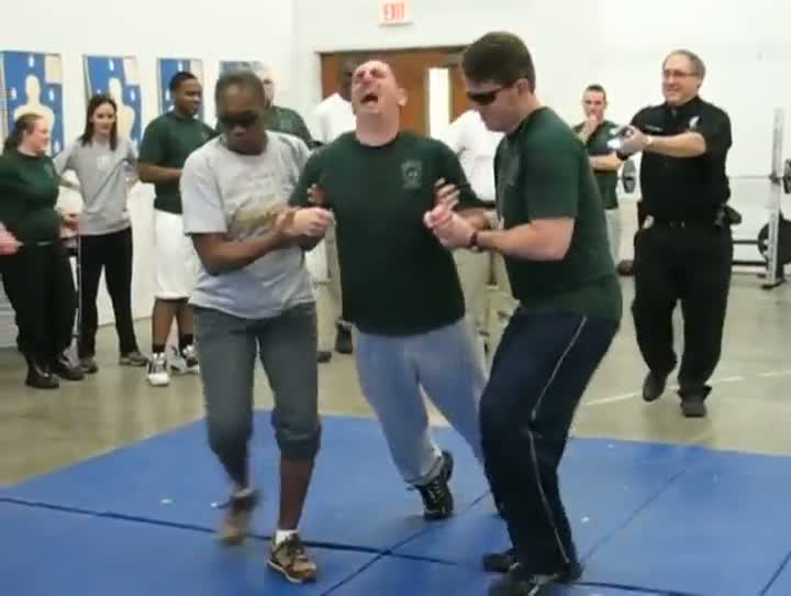 Cadet Cries Before and After Being Tasered