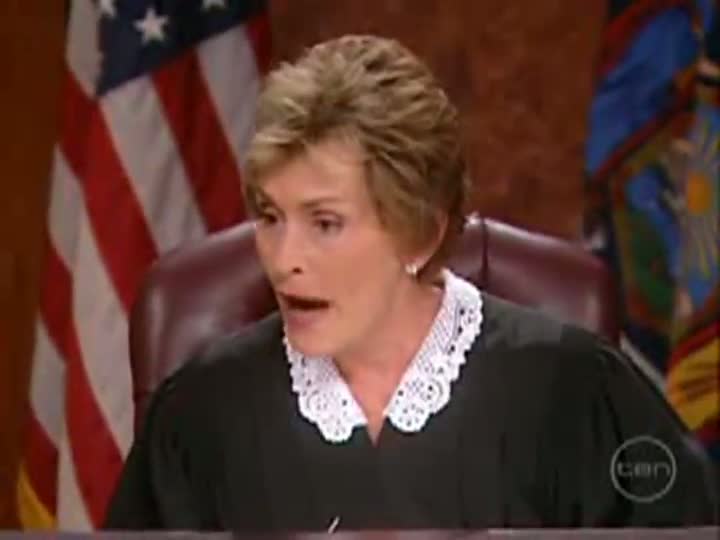 Judge Judy: "Because They're Loserds"