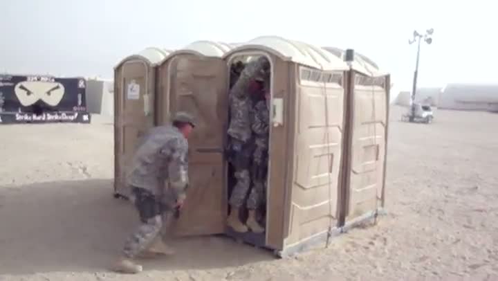 Tactical Porta Potty Clearing