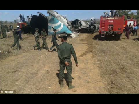 Airliner crash-lands on road in Myanmar, two killed