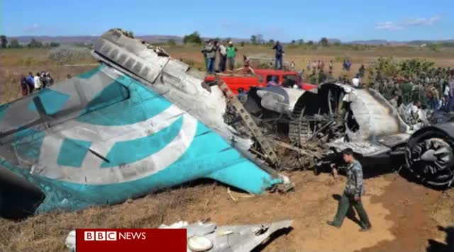 Airliner Crash-Lands On Road In Central Myanmar
