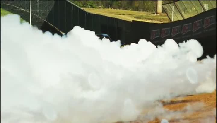 Blown Engine Creates Smoke Rings