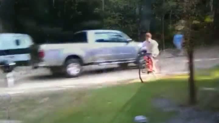Kid On Bike Crashes Hard