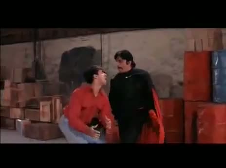 Andaz Apna Apna - Comedy Scene - Crime Master GoGo Fight Scene