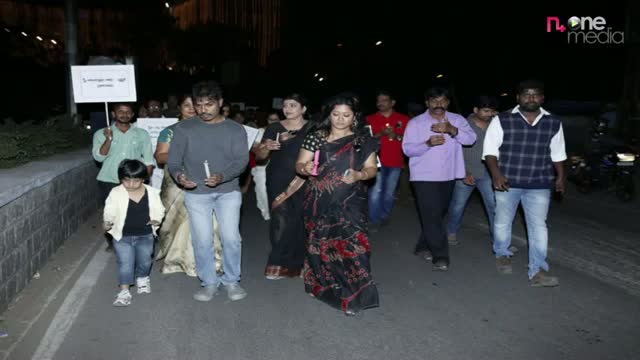 Tollywood Artists Pay tributes to Nirbhaya At FilmNagar
