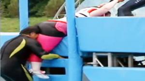Woman on Wipeout Show Needs Help