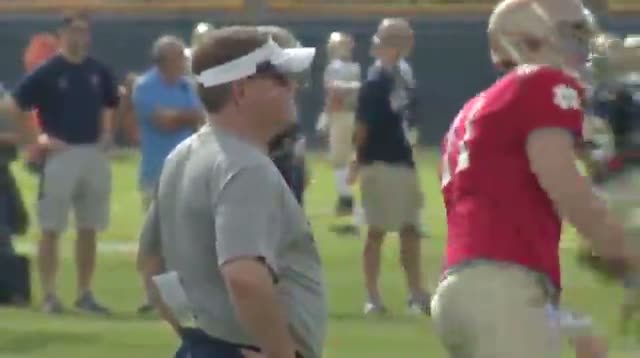 Raw - Notre Dame Practices for BCS Championship