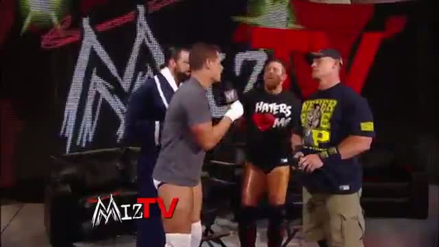 WWE Raw 12/31/12 - John Cena & The Miz vs. Team Rhodes Scholars