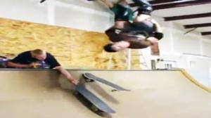 First Ever Skateboard Side Flip