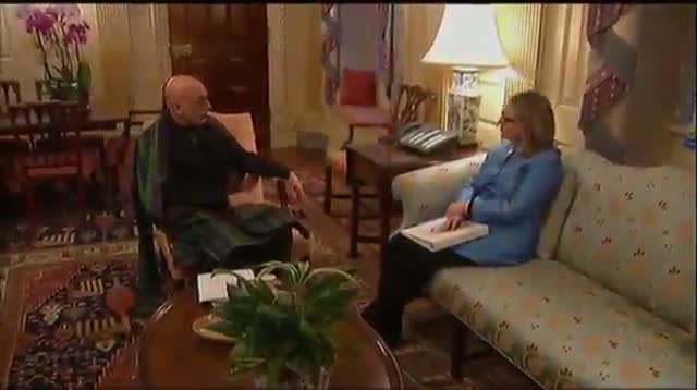 Raw - Clinton, Karzai Meet in Washington