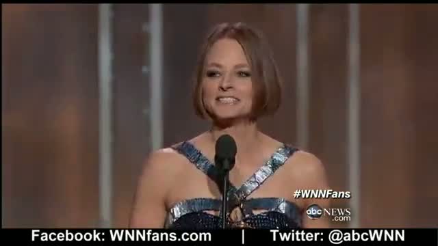 Jodie Foster Speech: Golden Globes 2013