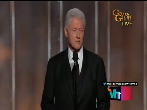 Bill Clinton Rocks at Golden Globes 2013
