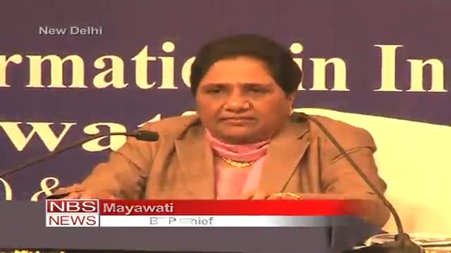 War, not a solution Mayawati