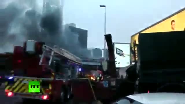 Helicopter smashes skyscraper crane in central London, 2 dead
