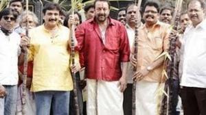 Sanjay Dutt celebrates Pongal in Chennai with K S Ravikumar