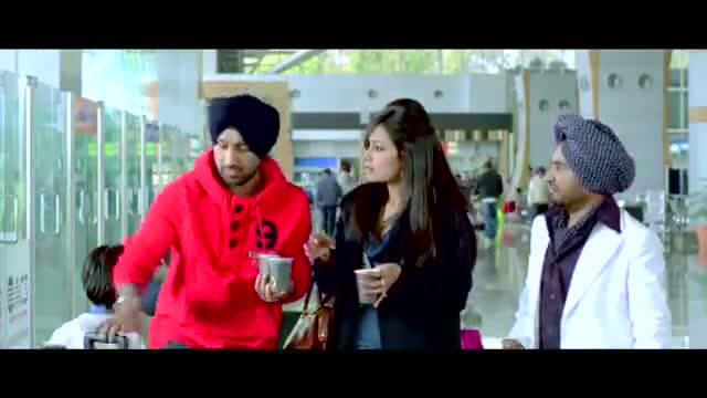 Punjabi Comedy - Jatt & Juliet - Fateh and Shampy Funny Arguments at Airport