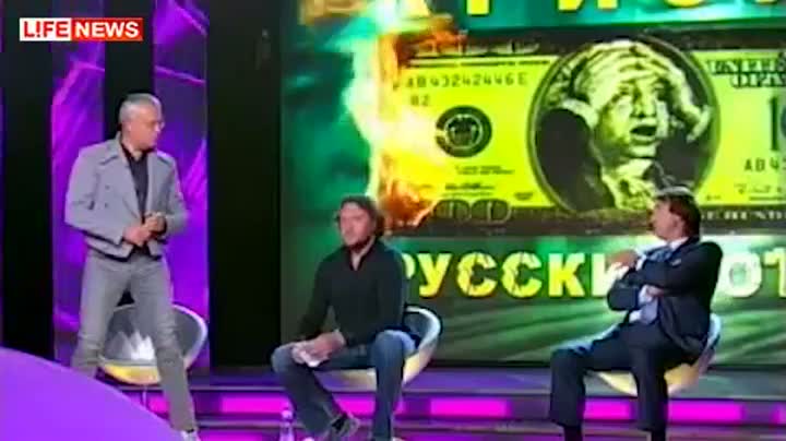 Russian Millionaires Fight On TV