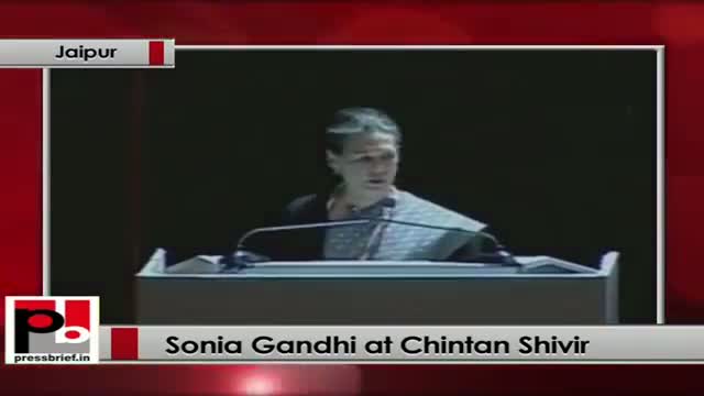 Sonia Gandhi at Congress' Chintan Shivir expresses her concern over unemployment