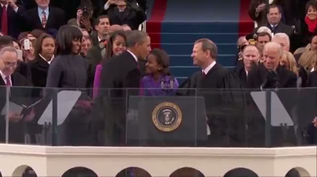 Obama Takes Ceremonial Oath of Office