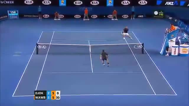 Djokovic And Wawrinka Rally It Out - Australian Open 2013