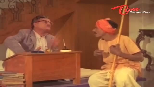 Telugu Comedy Scene From Datta Putrudu Movie - Allu Ramalingaiah Hilarious Dialogues With Poor Farmer - Telugu Cinema Movies