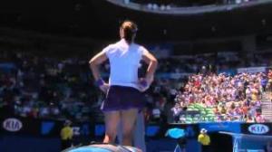 Li Na's Serve Shocker - Australian Open 2013