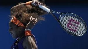 Serena Williams BREAKS RACKET IN PIECES during Upset Loss vs Sloane Stephens - Australian Open 2013