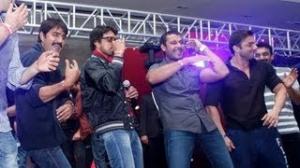 celebrities Dance at CCL Glam Night Party 2013