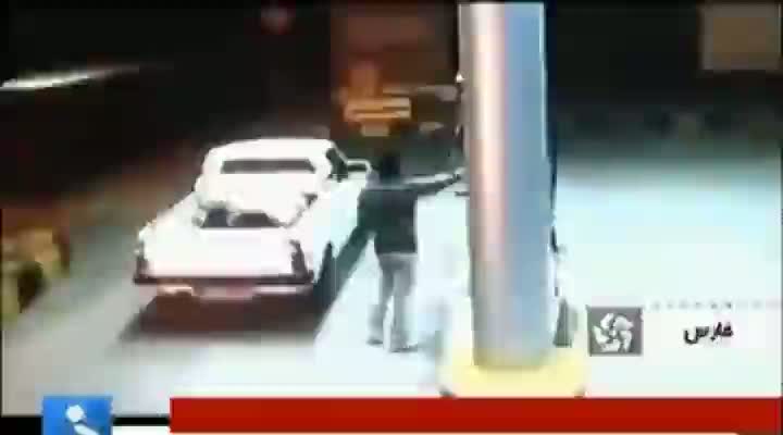 Truck Blows Up at The Gas Pump
