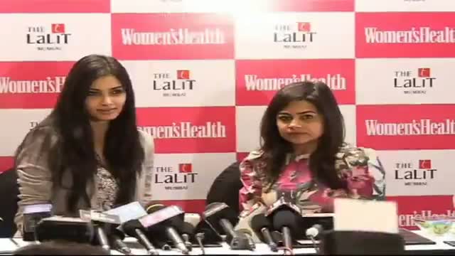 Diana Penty on cover and launch of women's Health Magazine