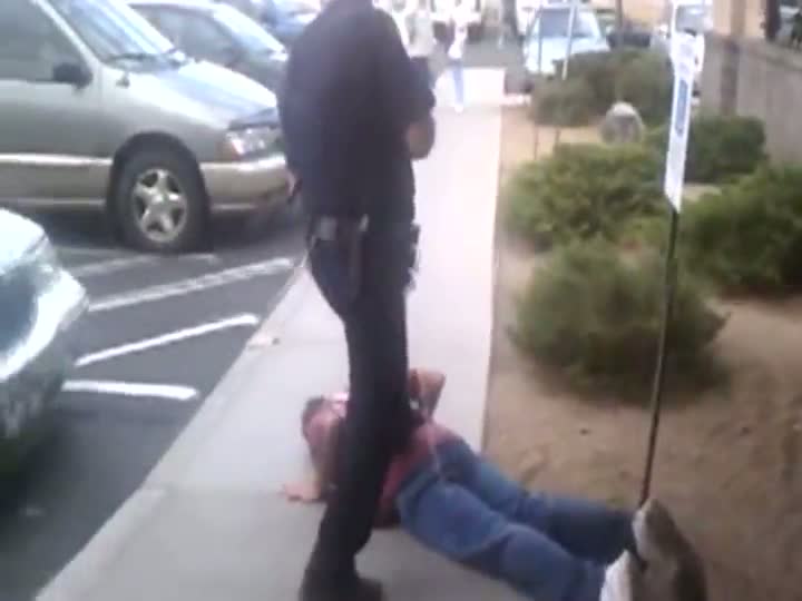 Cop Tazers Then Kicks Mentally Handicap Person