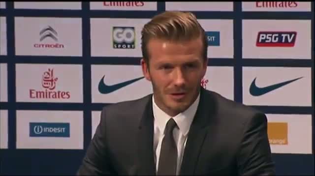 Beckham: 'Excited and Honored' to Be Part of PSG