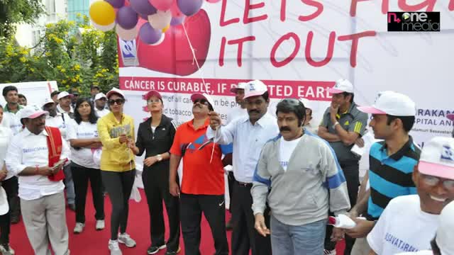 Sania Mirza,Balakrishna,lakshmi Manchu At Cancer Awareness Campaign Pics