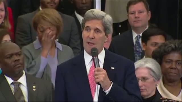 John Kerry: 'I Have Big Heels to Fill'