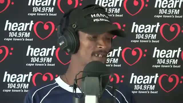Alen the Singing Car Guard Performing "Stupid Girl" on Heart 104.9FM