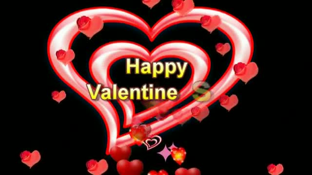 Happy Valentines Day  Greeting, Card, E-Card Animated Wallpaper