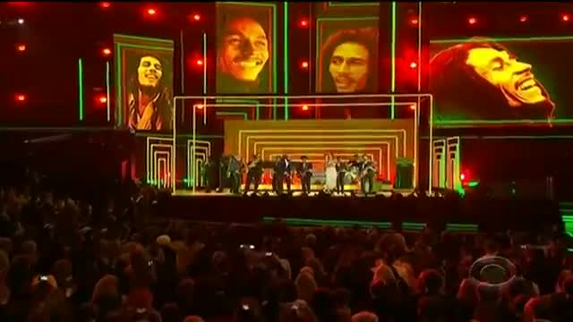 Grammys 2013: Bruno Mars, Sting and Rihanna honour Bob Marley