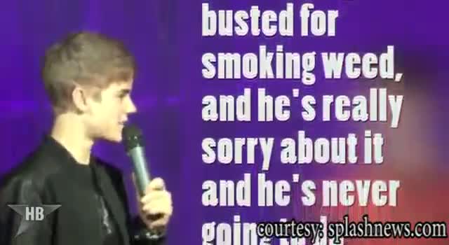 Justin Bieber Apologizes For Smoking Weed On Saaturday Night Live