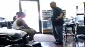 Barber Beats Up One Of His Workers