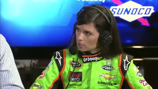 Danica Patrick gives interviewer a hard time