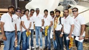 CCL Season 3- Chennai Rhinos Team at Park Hyatt Hyderabad