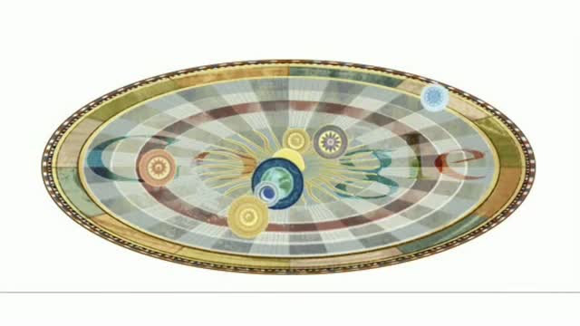 Nicolaus Copernicus 540th Birthday Google Doodle - Feb 19, 2013