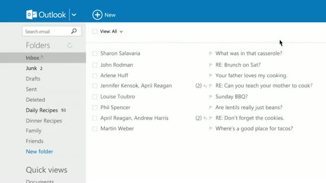 Outlook.com - Get Sweep: Automate your inbox
