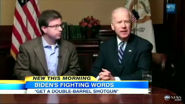 Joe Biden 'Double Barrel Shotgun' Comments Draw Buzz While Answering Questions on Gun Control