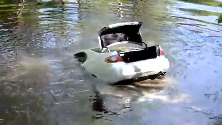 Pulling A Car Out of River Epic Fail